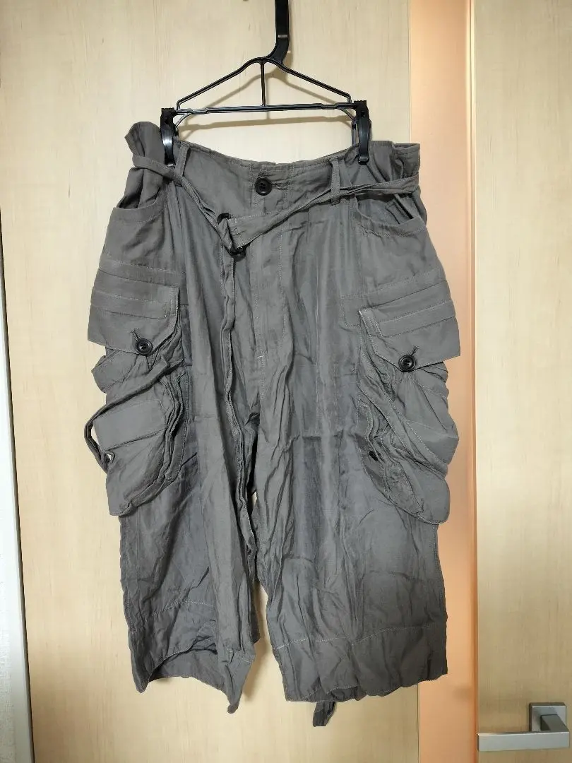 Julius 7 CARGO DRAWSTRING フラップハーフパンツ M パンツ