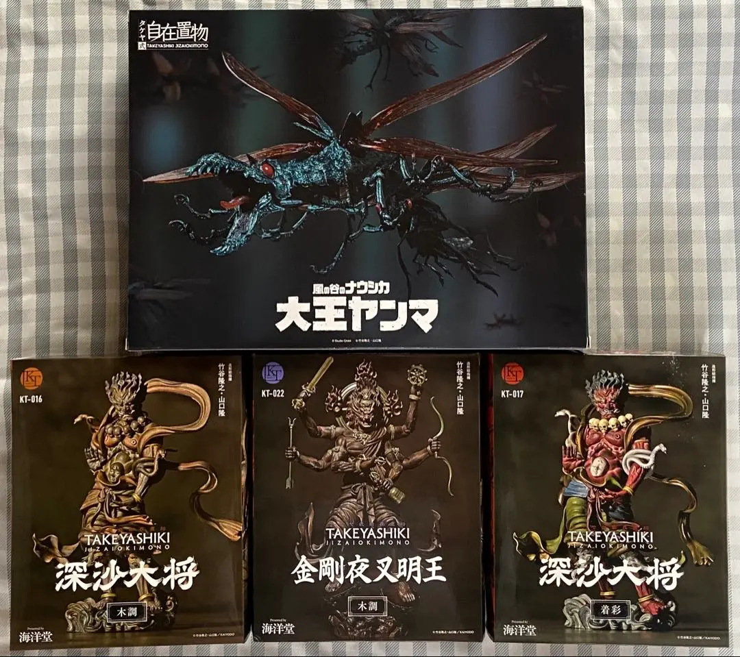 海洋堂 タケヤ式自在置物 大王ヤンマ 金剛夜叉明王 深沙大将 開封品 計4点 タケヤ式自在置物 KT-023 金剛夜叉明王 着彩｜KTプロジェクト