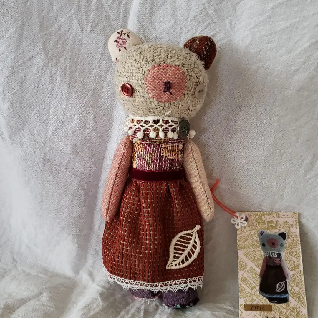 ぬいぐるみ作家 かとうゆりあさん クマのぬいぐるみ