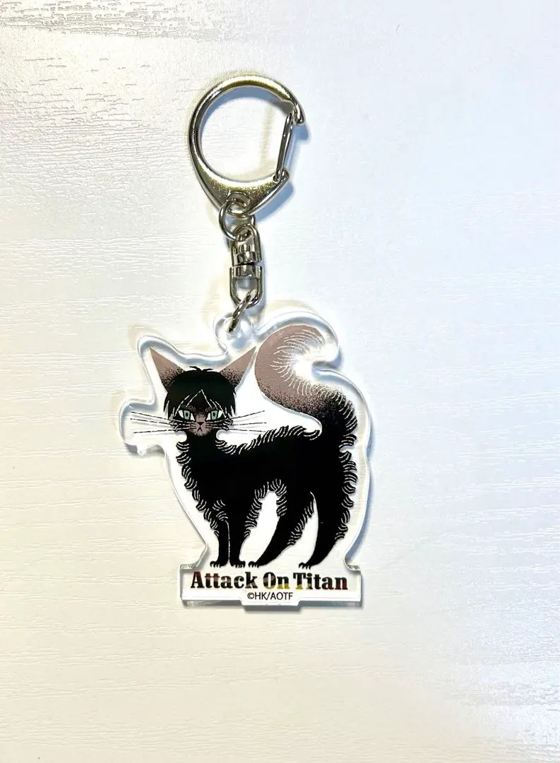 進撃の巨人 黒ねこ意匠 アクリルキーホルダー アクキー エレン リヴァイ m85810561376_1.jpg?1731220059