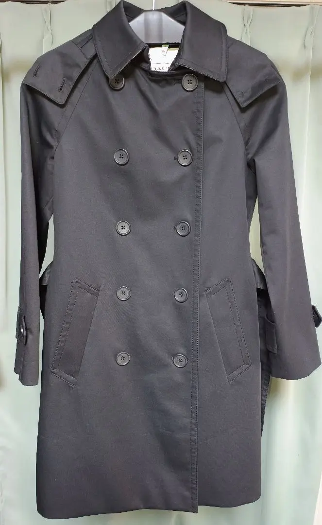 Thumbnail of COACH Coach Black (or Dark Navy?) Coat, Excellent Condition, Size XS
