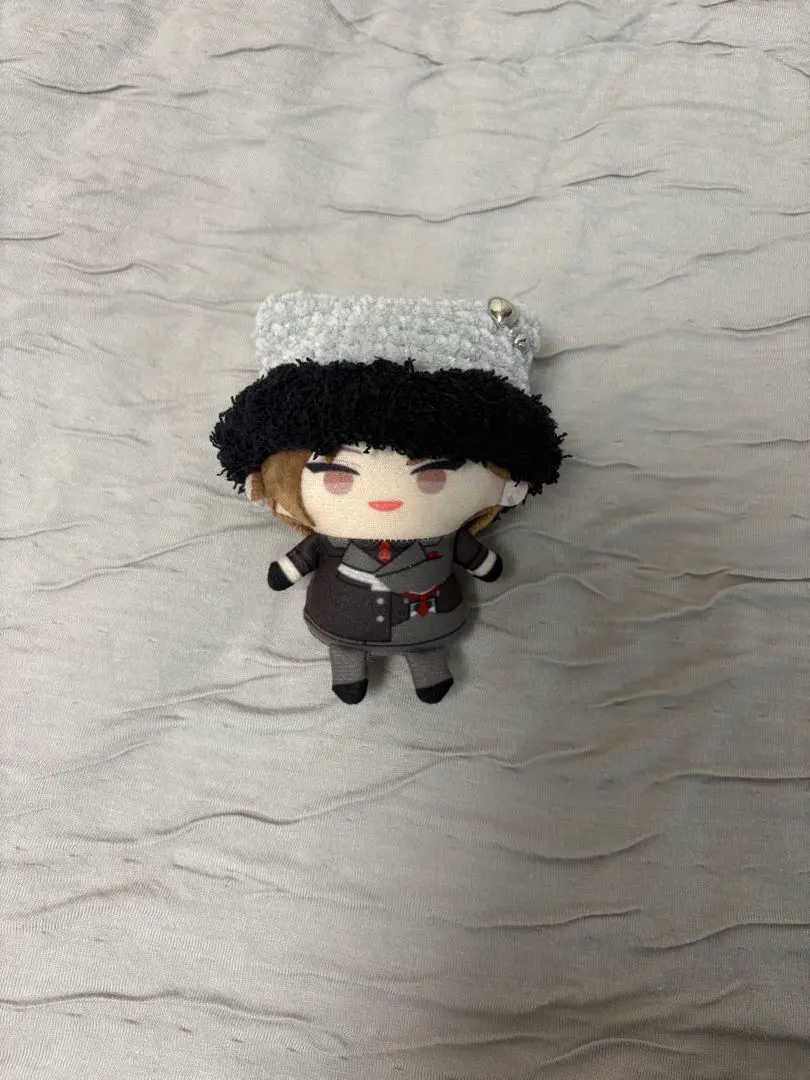 貓耳帽子 虹PUPPET用 灰色×黑色 的縮圖