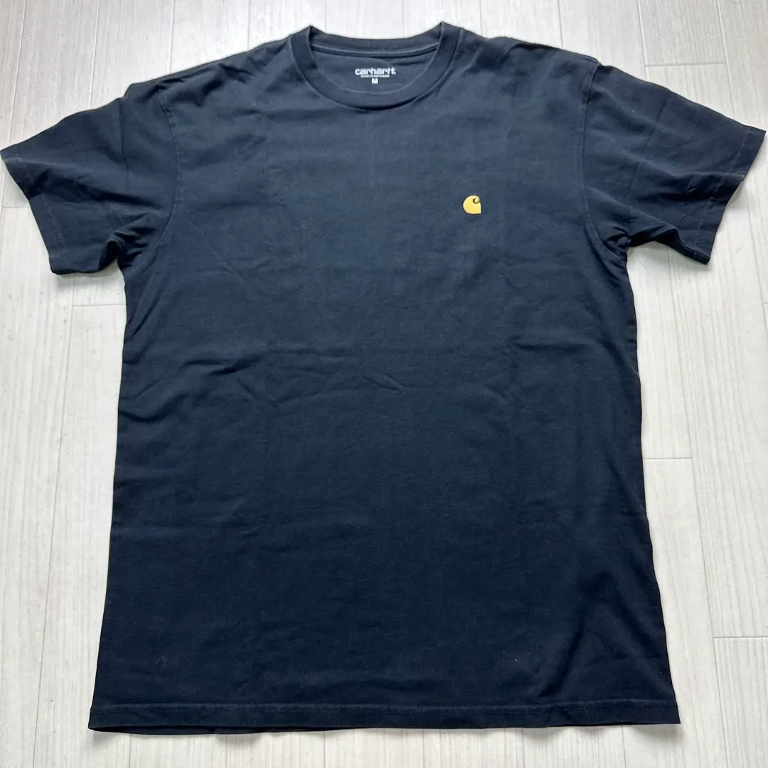 Thumbnail of Carhartt T-shirt, size M, black, gold logo embroidery