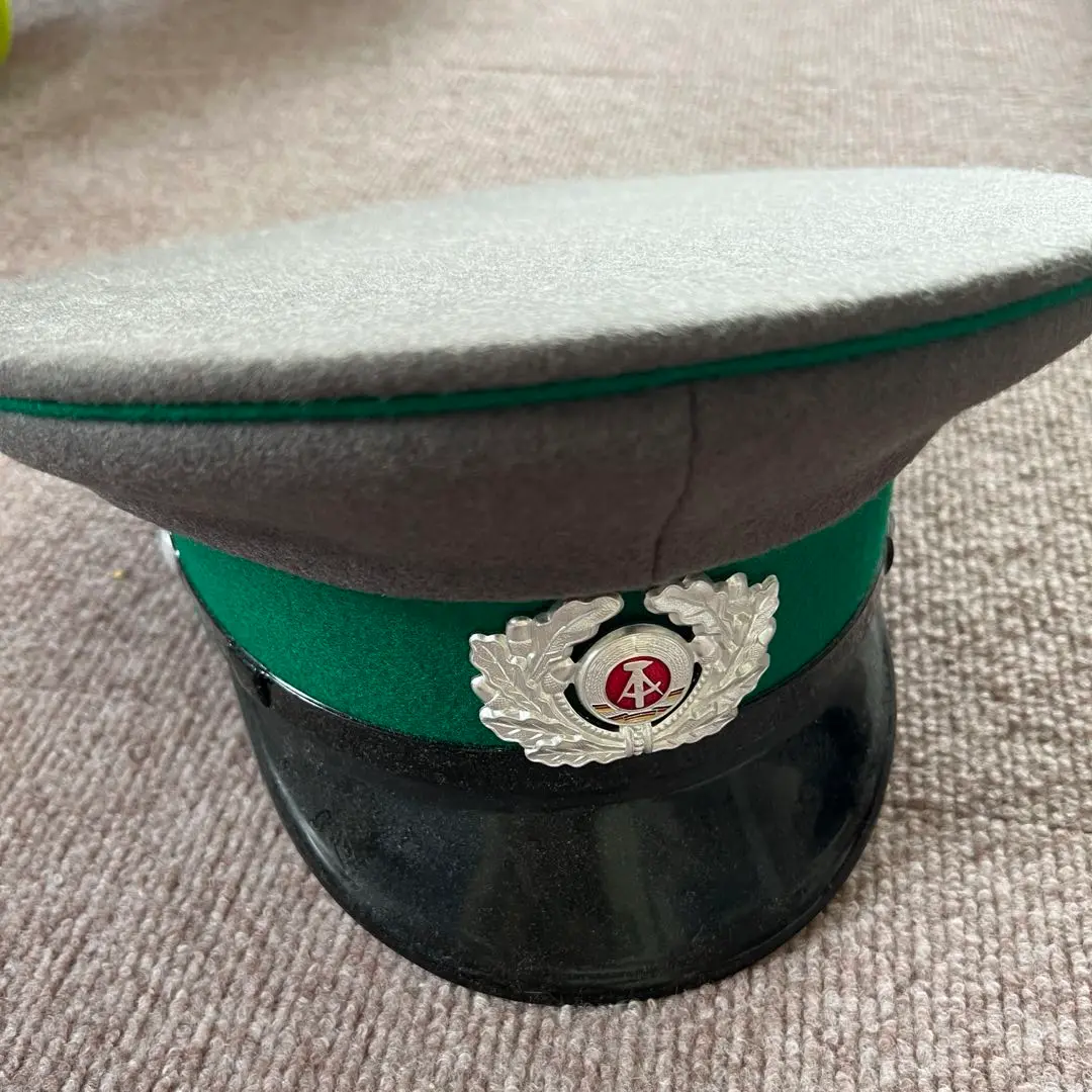 実物　東ドイツ　国境警備隊　兵、下士官用制服 東ドイツ NVA(人民軍) 国境警備隊制帽/ 兵/下士官用 /実物・未使用