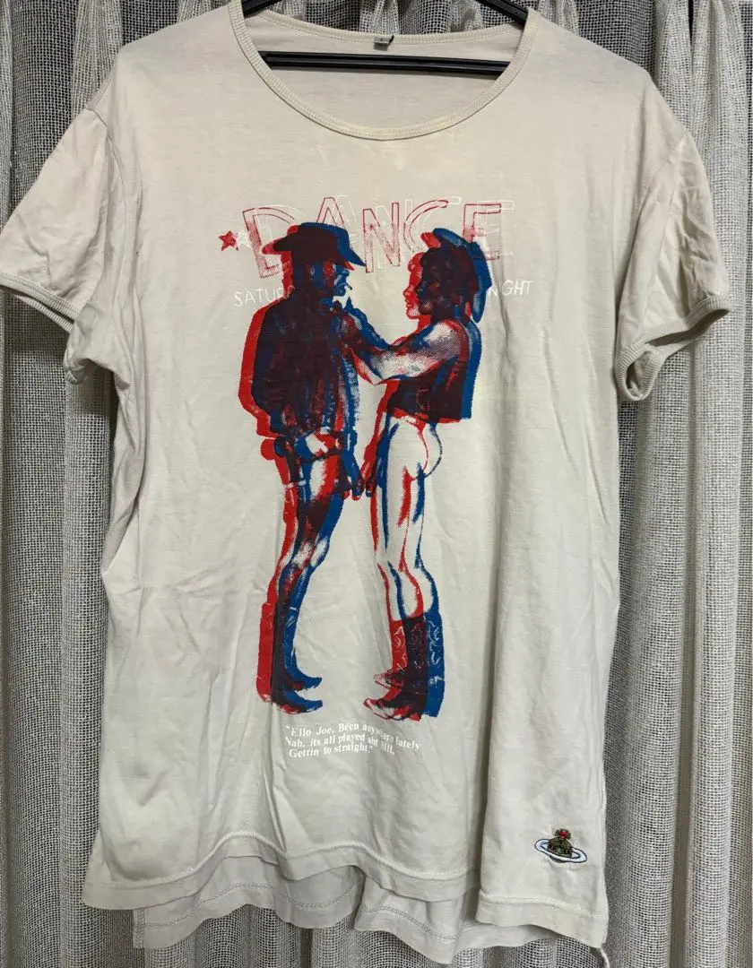 Vivienne Westwoodワールズエンド 長袖Tシャツ ブラック Vivienne Westwood メンズ 長袖カットソー サイズ44 黒