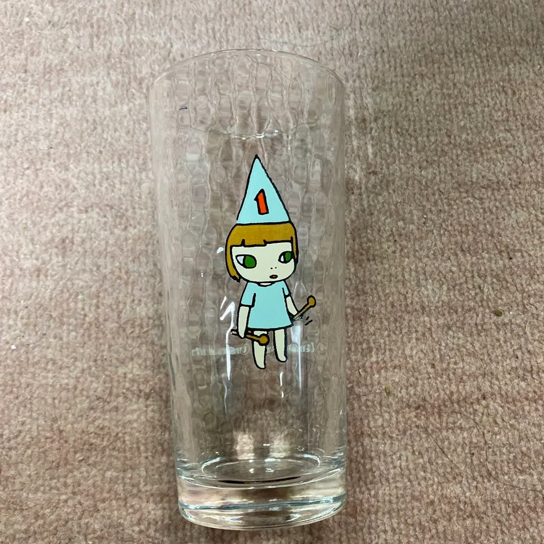 奈良美智　展覧会　レア♡ ポストカード　BIG オンナノコグラス　絵画　グラス 奈良美智 展覧会 レア♡ ポストカード BIG オンナノコグラス