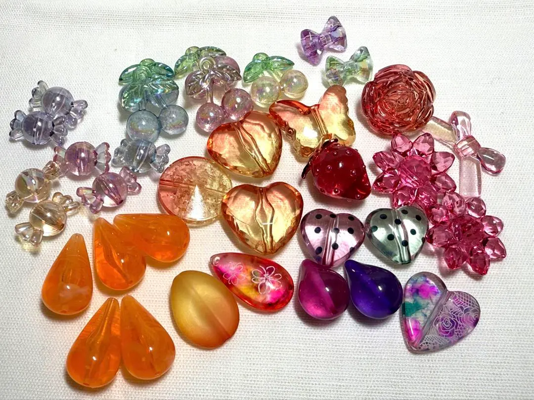 Thumbnail of Hand-dyed beads materials/supplies