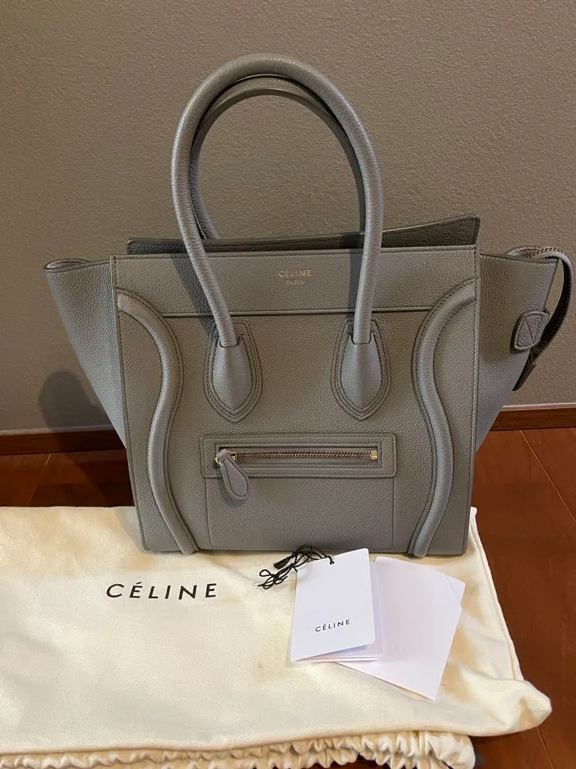 賽琳 (Celine)  LUGGAGE MICRO  COAL  美品 的縮圖