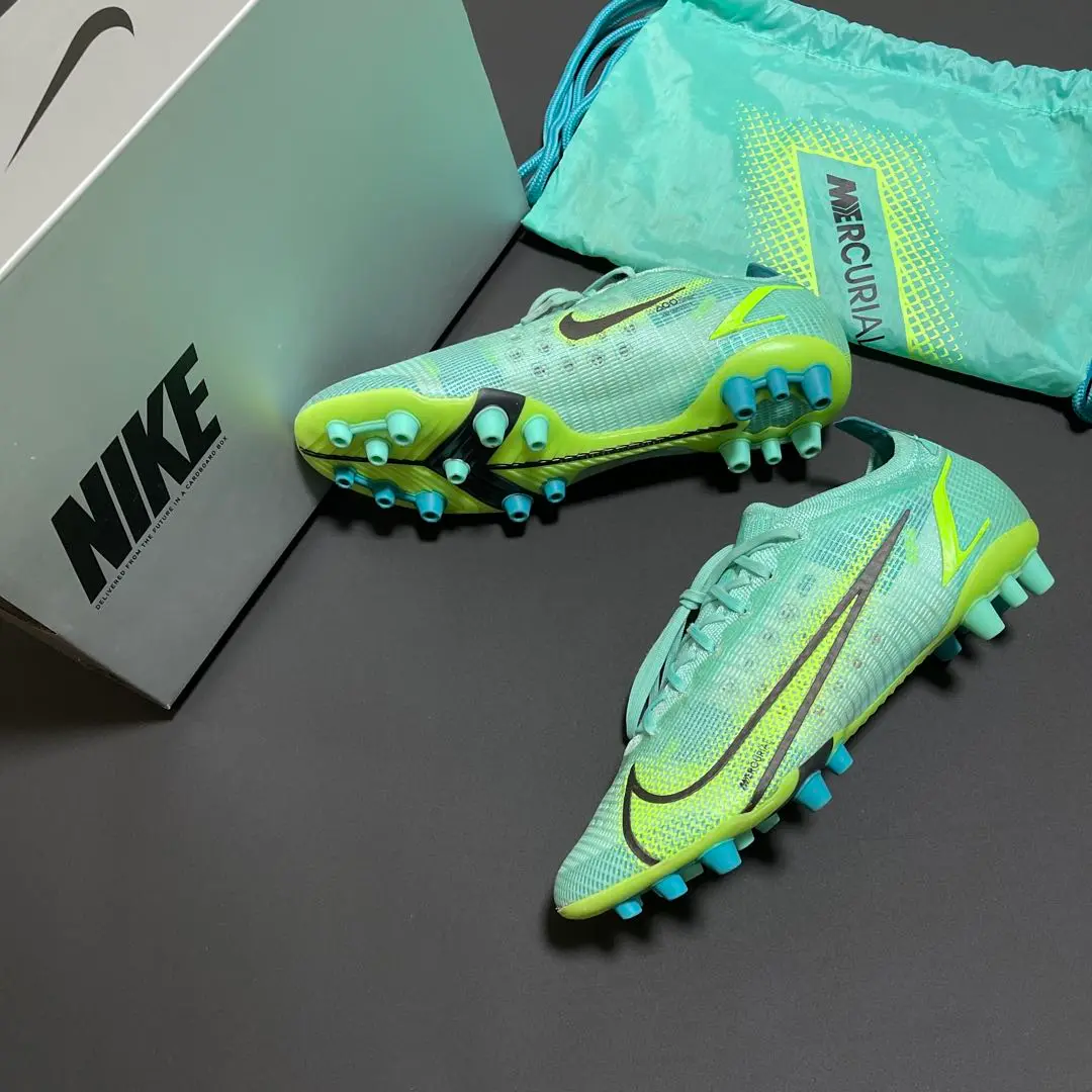 NIKEマーキュリアルヴェイパー14 AG 26CM マーキュリアル ヴェイパー 14 エリート AG フットボールグレー