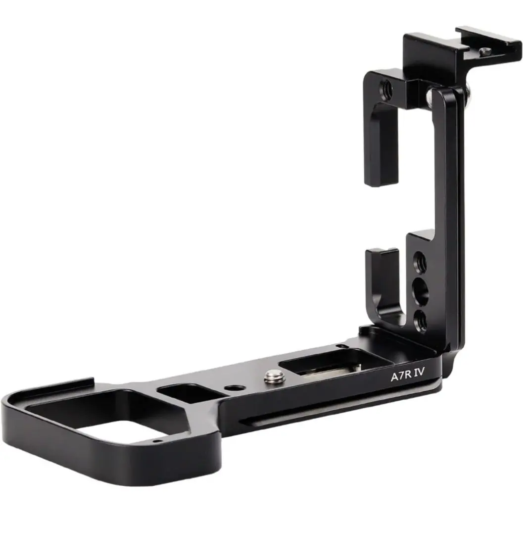 Thumbnail of L-shaped plate for camera, black, horizontal and vertical, quick release bracket