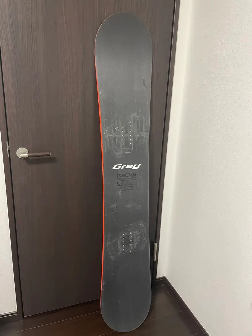 24-25 gray mach 154未使用品 GRAY グレイ スノーボード 板 メンズ ラントリ MACH ムラサキ