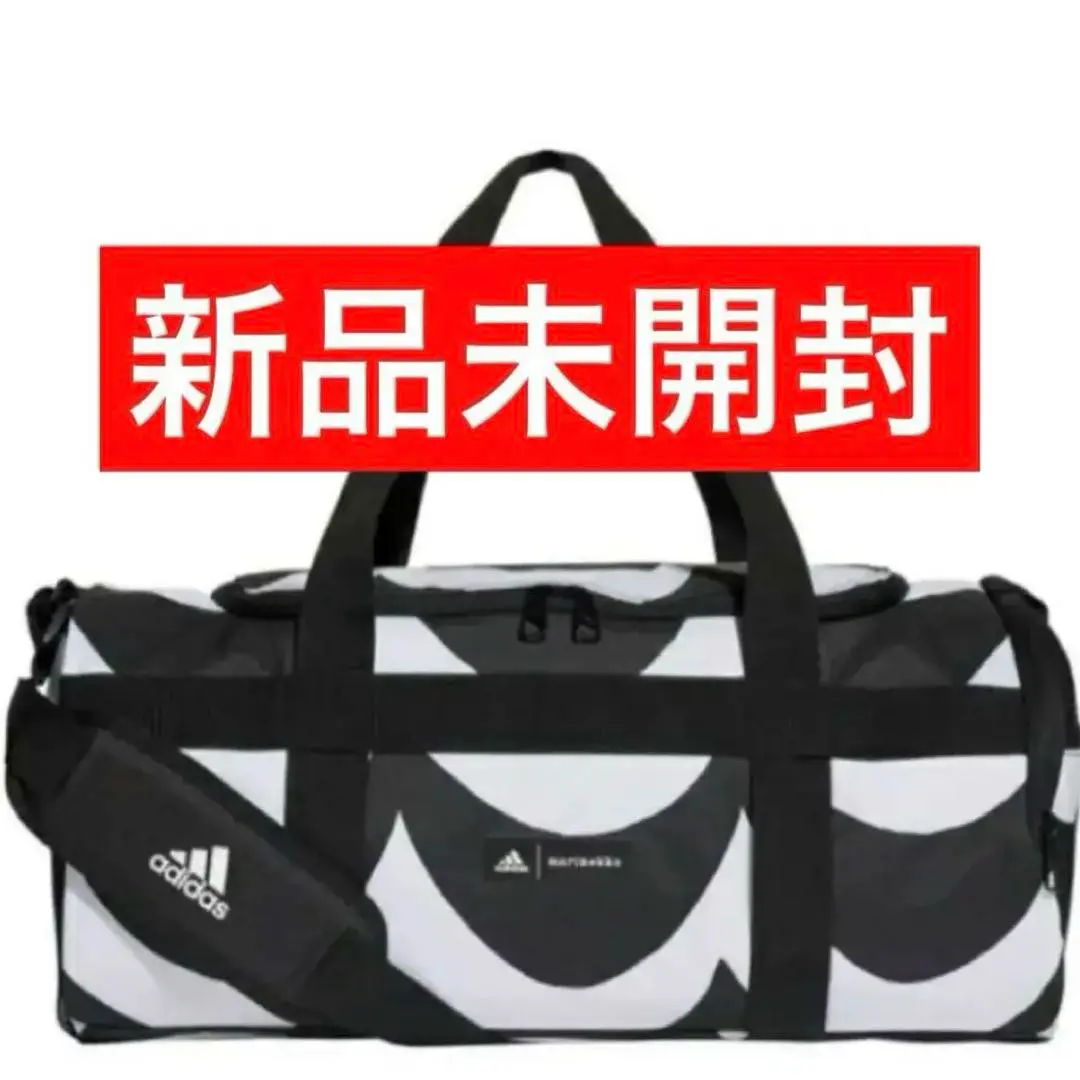 【新品•未開封】adidas marimekko コラボ ボストンバッグ ◇新品◇ adidas×marimekko ウニッコ コラボ ボストンバッグ