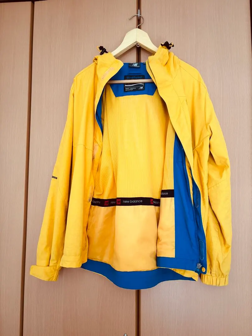 Thumbnail of New Balance Waterproof Windproof Jacket, Yellow x Blue