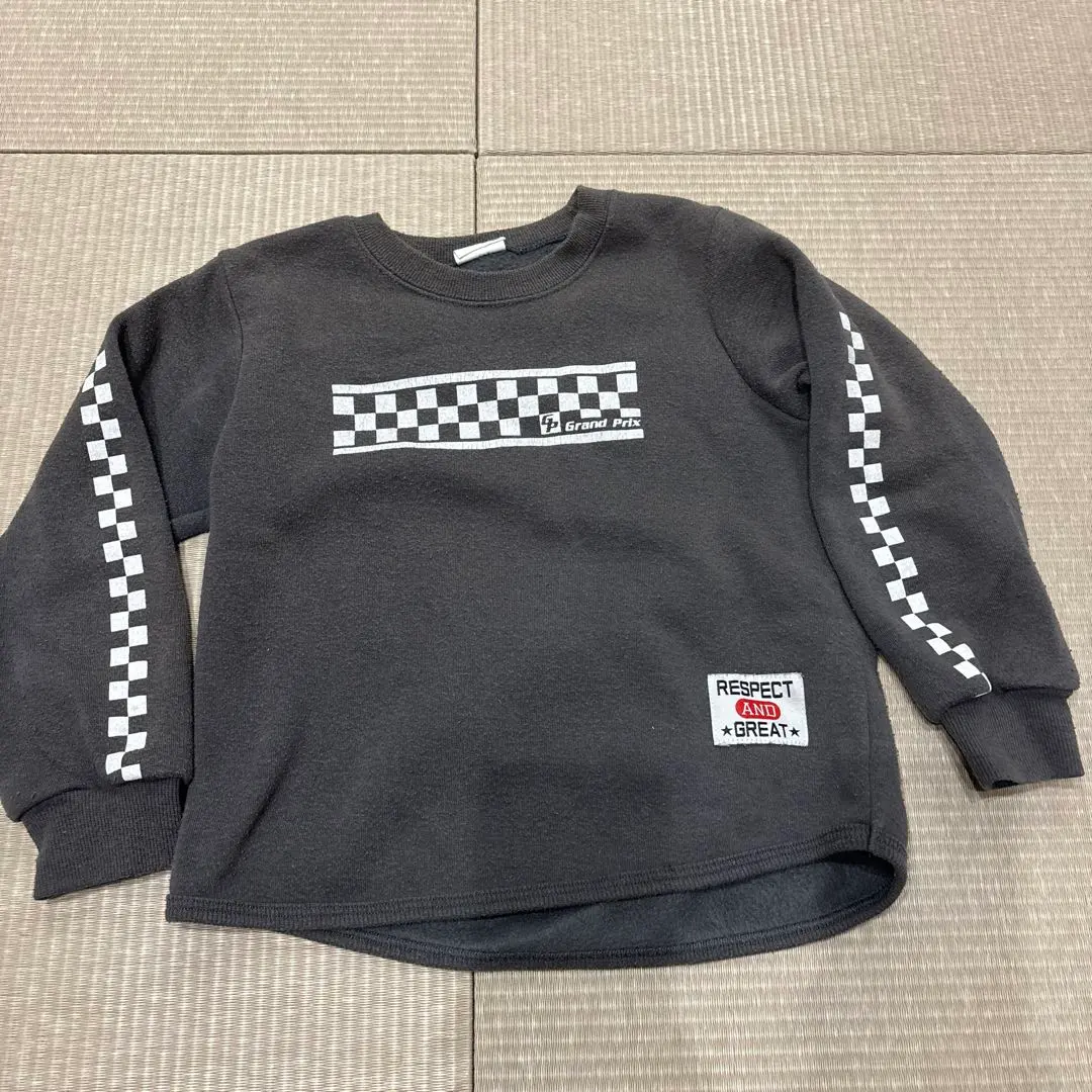 Thumbnail of Blue Mart Fleece-lined Sweatshirt, Size 110, Gray