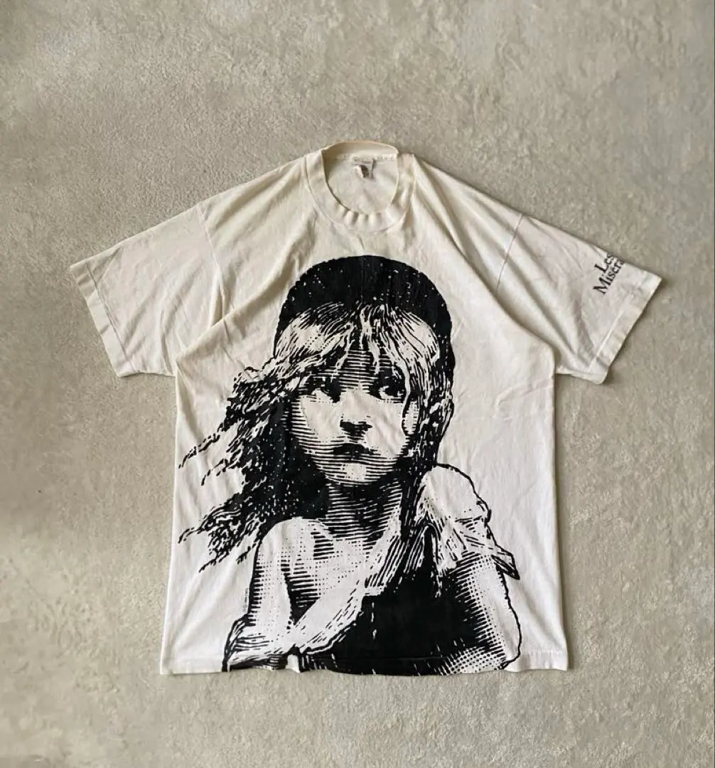 90年代 古着 Les Misérables T恤 美國製 的縮圖