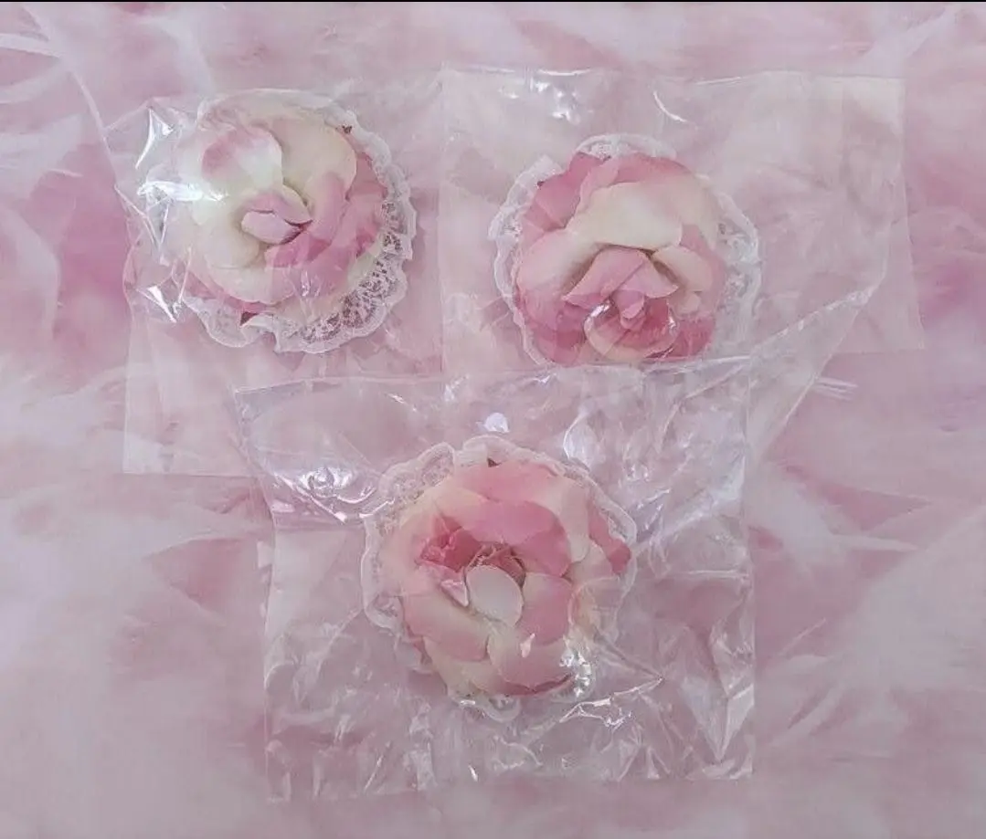 桜咲姫奈ちゃん着用★La♡Pafait ラパフェ ローズリボンバレッタ クリップ La♡Pafait ラパフェ☆リボンバレッタ ハートローズ