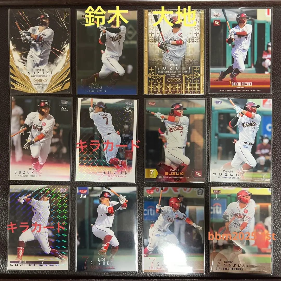 Thumbnail of BBM Tohoku Rakuten Golden Eagles Daichi Suzuki Player Card Set