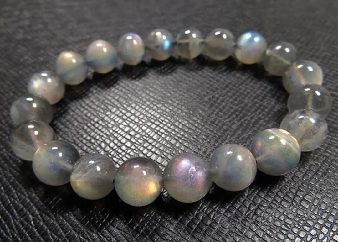 Thumbnail of Pink Labradorite Natural Stone Bracelet ★ 10mm, Retail Price: 8300 yen