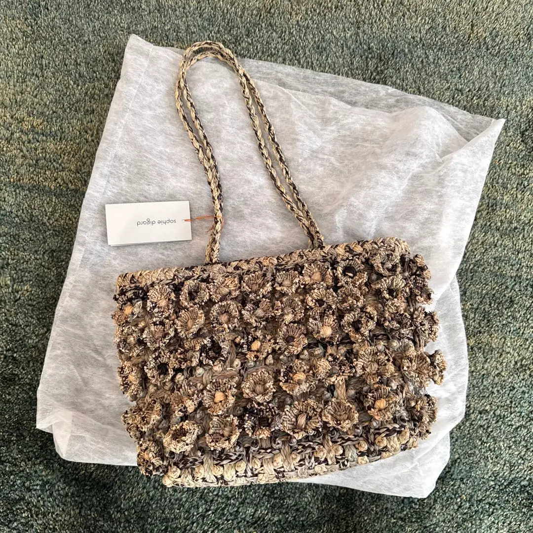 ❗️美品：ソフィーディガール　柔らかいウール100% 大判ストール SALE 30%OFF】sophie digard ソフィーディガール サークルパッチ