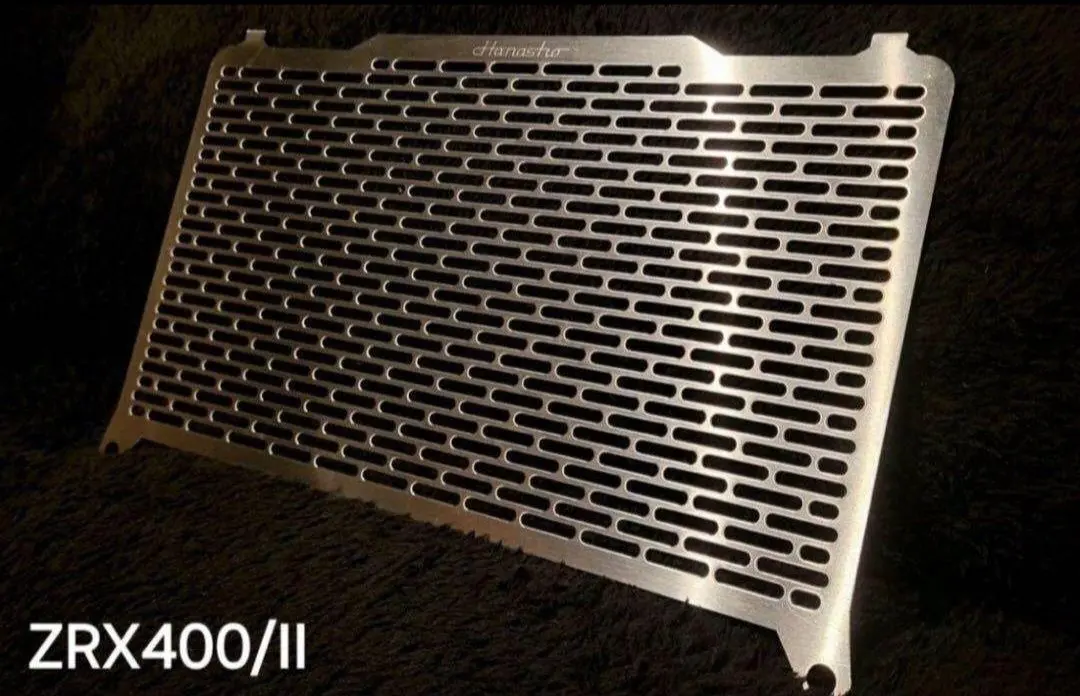 【190520.K】ZRX400(ZR400E-051)● ラジエーター サブタンク ファン サーモスタット (2005年 イモビ付き 200903ZRX400(ZR400E-051)□ 社外ラジエーターサイドカバー左右