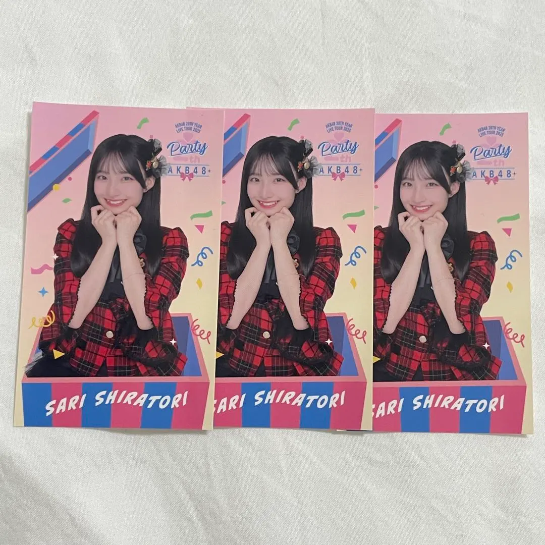 Thumbnail of AKB48 20th National Tour Scratch Stickers: Sarei Shiratori - 3 Pieces