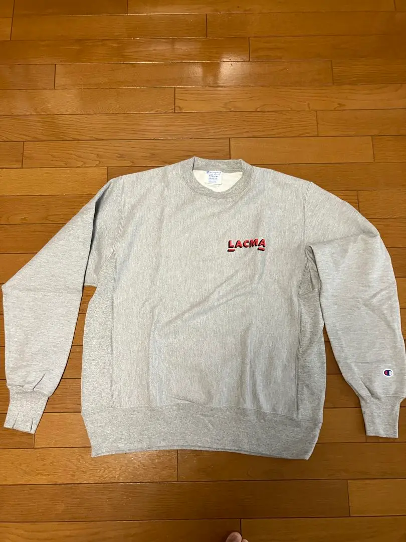 新品 L LACMA Champion リバースウィーブ スウェット 日本未発売 LACMA チャンピオン リバースウィーブ スウェット L