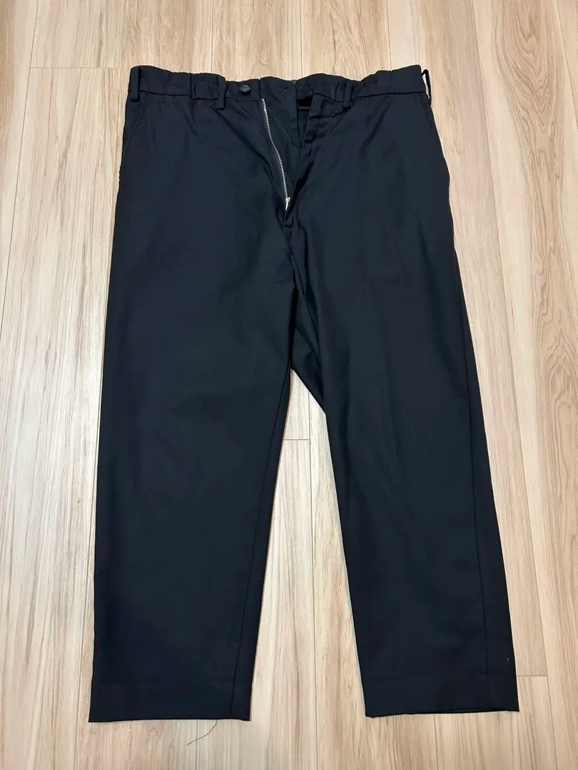 【美品】SISE／ポンチスラックス／ブラック 美品】SISE／ポンチスラックス／ブラック パンツ