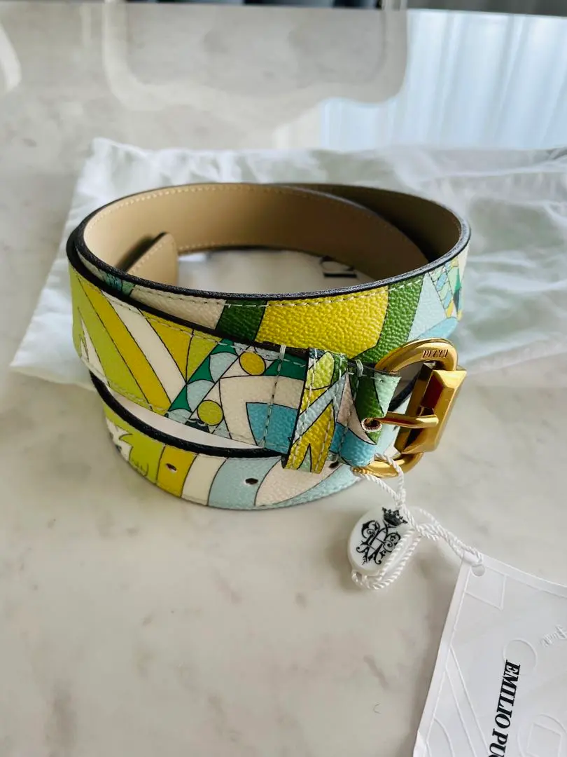 EMILIO PUCCI　ヴィンテージベルト　本革　希少品 2025年最新】EMILIO PUCCI レディース ベルトの人気アイテム