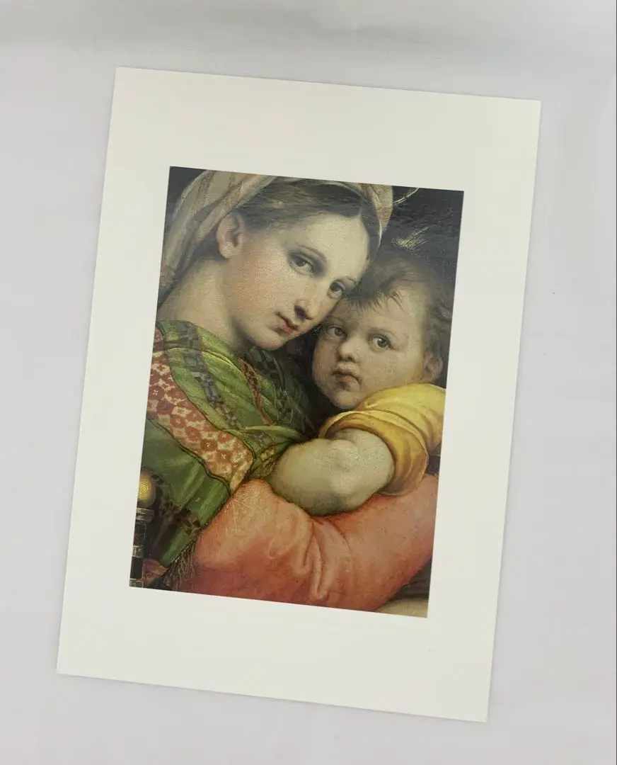 水彩画　ラファエロの聖母子の模写 ラファエロ-小椅子の聖母子-部分的模写 - 光の散歩道