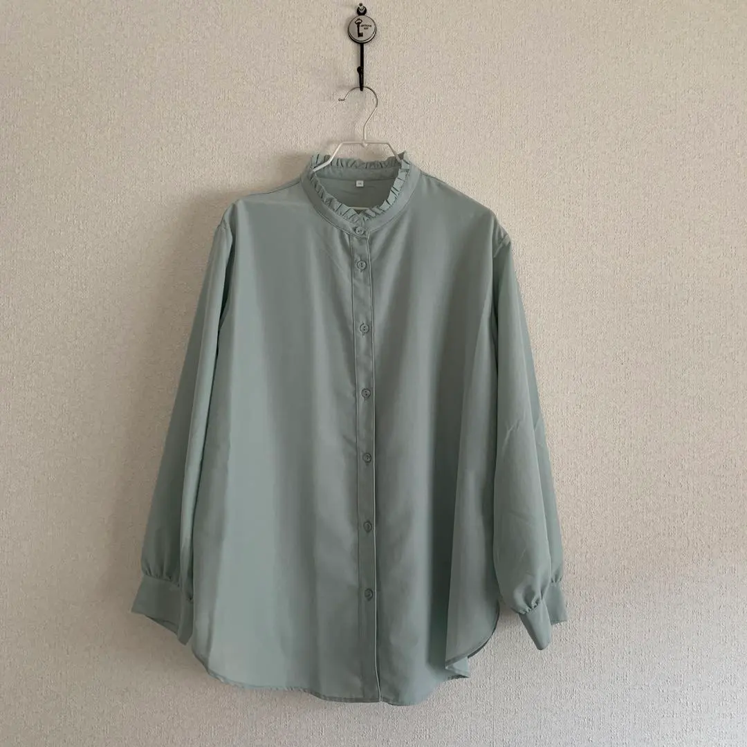 Thumbnail of Collar frill shirt blouse