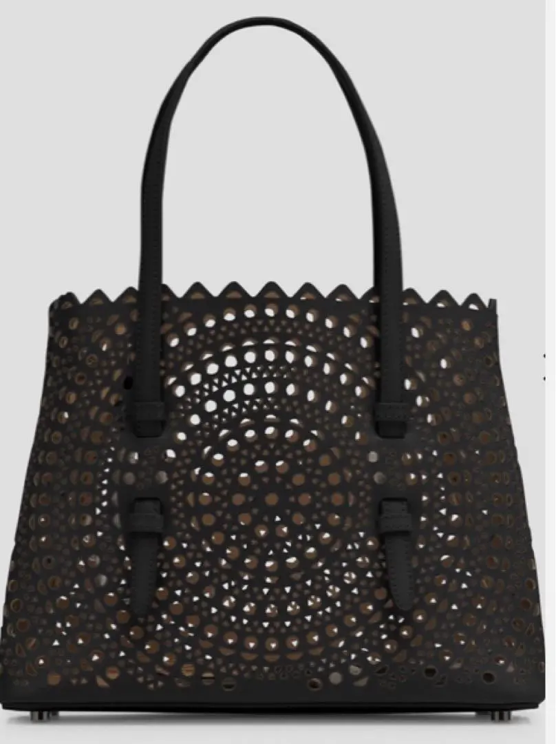 【ALAIA】レーザーカット ミナ32 バッグ ブラック・中古 中古・古着通販】ALAIA (アライア) ミニMinaバッグ ブラック