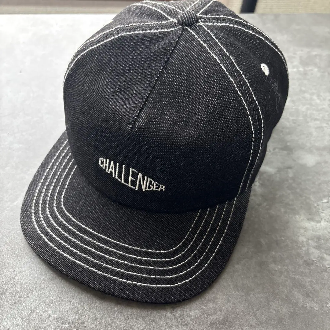 challenger チャレンジャー デニム ロゴ キャップ CAP 黒 美品 楽天市場】CHALLENGER チャレンジャー キャップ 24SS ロゴ刺繍