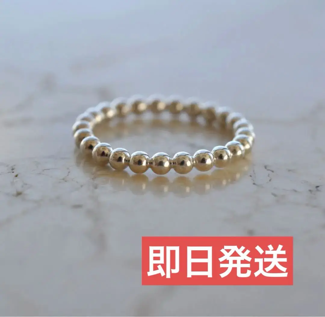 【SALE】ペルレ風　ピンクゴールド　US7号　日本13〜14号 SALE】ペルレ風 ピンクゴールド US7号 日本13〜14号 楽天市場