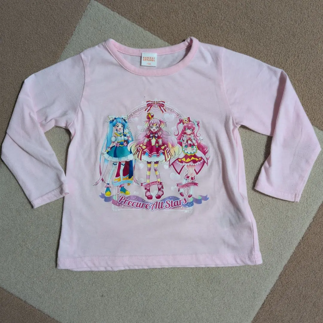 Thumbnail of Precure All Stars Long Sleeve Cut-and-Sew 100