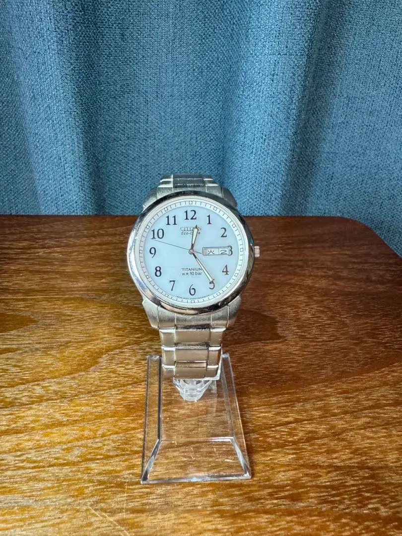 美品　CITIZEN　シチズン　E101　エコドライブ　メンズ　時計　ソーラー 美品【稼働品】CITIZEN シチズン E101 エコドライブ メンズ時計 革