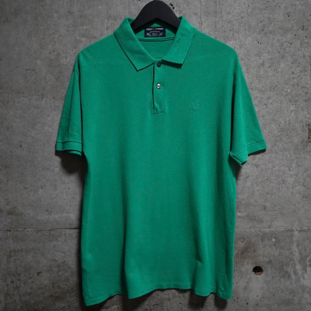 Thumbnail of FRED PERRY Fred Perry Polo Shirt Made in England Green Vintage