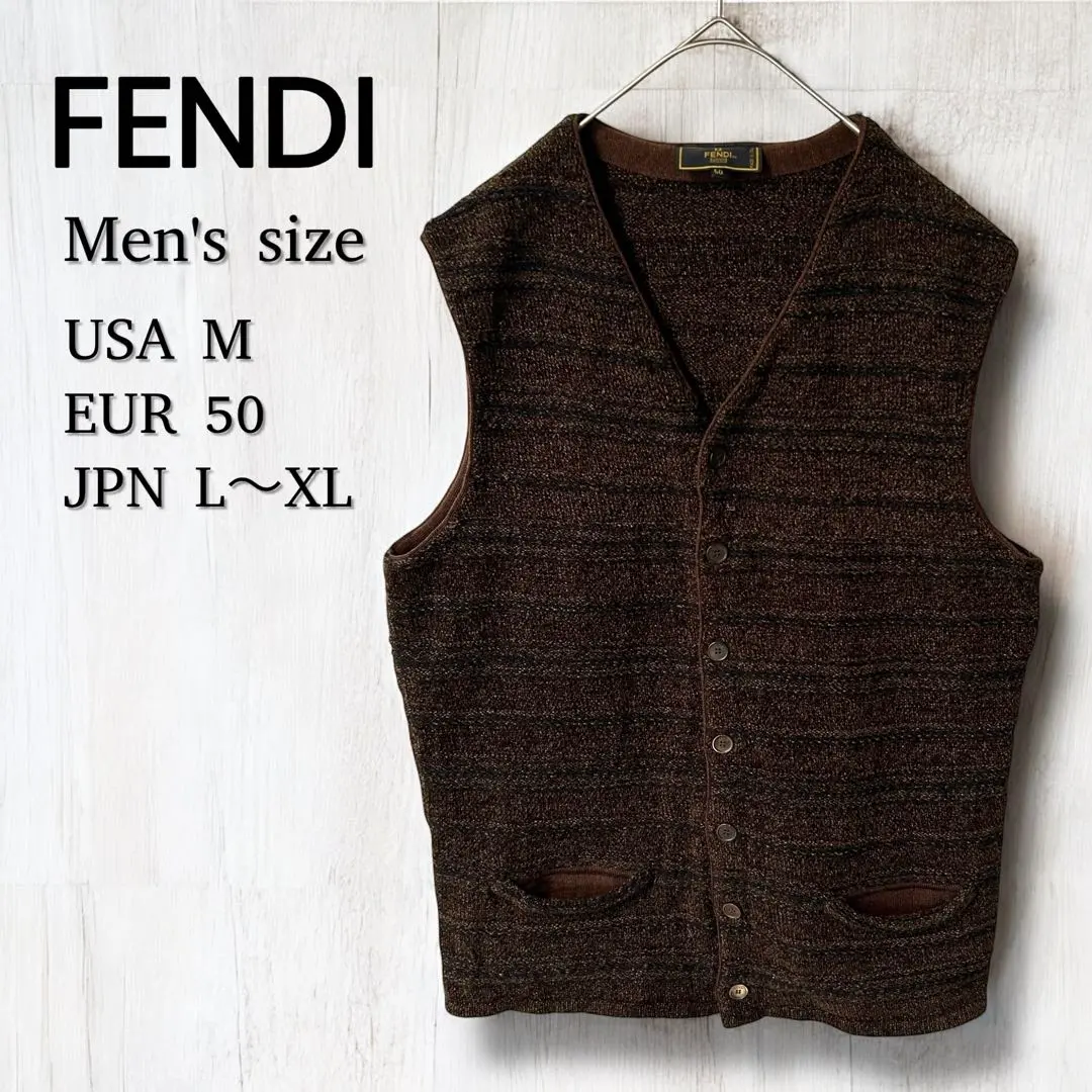 SONO！FENDIベスト！ 2025年最新】Fendi メンズ ベストの人気アイテム - メルカリ