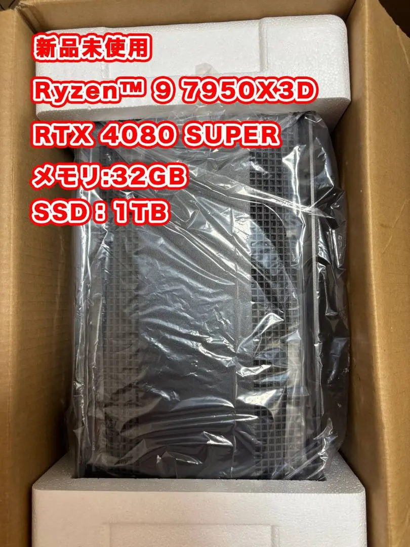 【 新品未使用 】Ryzen™ 9 7950X3D RTX 4080 SUPER 全新未使用】Ryzen™ 9 7950X3D RTX 4080 SUPER ‐ Mercari 日本