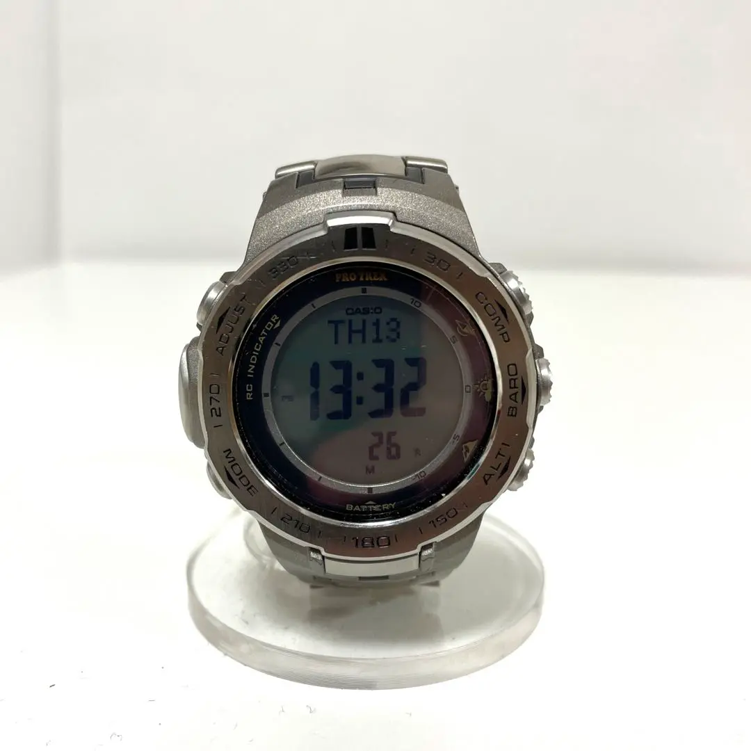 極美品 箱説付 PROTREK PRW-3100T 電波ソーラー メタルバンド 極美品 箱説付 PROTREK PRW-3100T 電波ソーラー メタルバンド