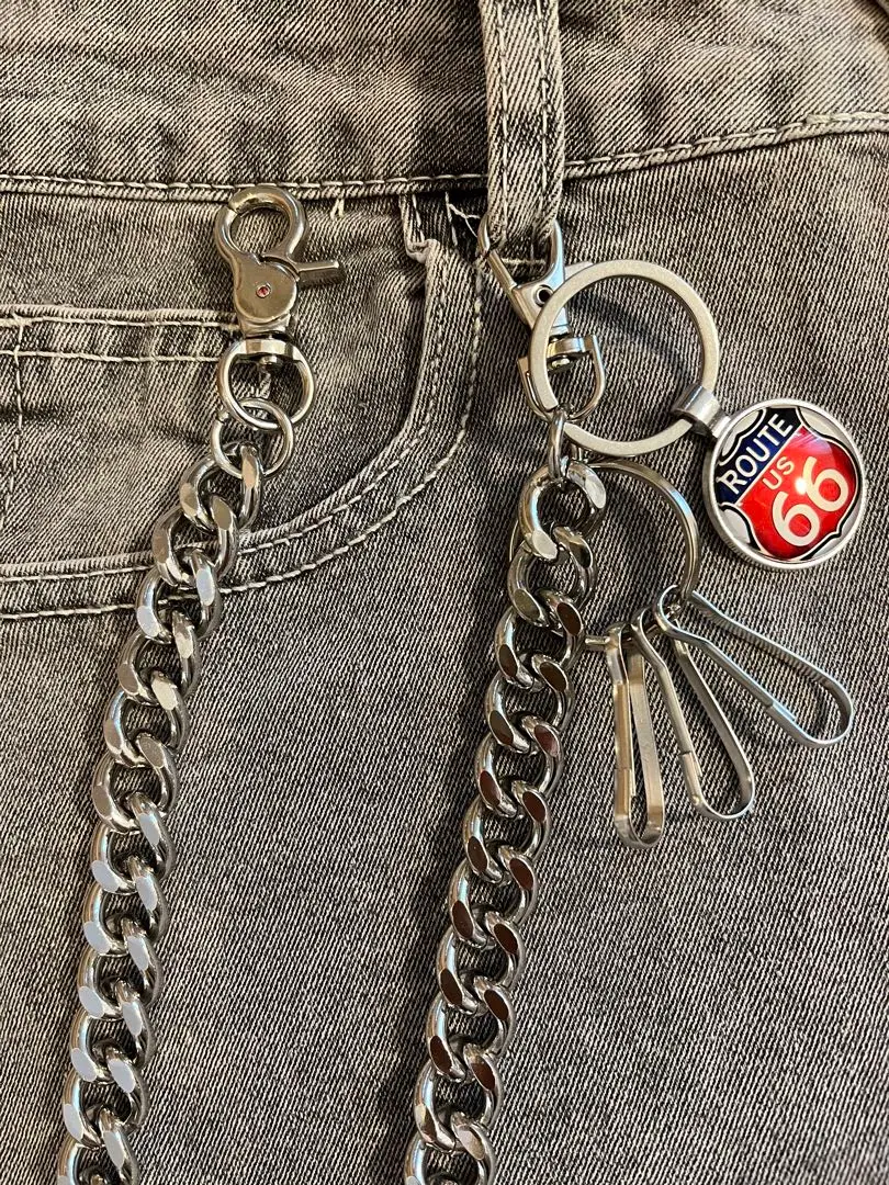 Stussy ウォレットチェーン カラビナ付き Stussy ウォレットチェーン カラビナ付き
