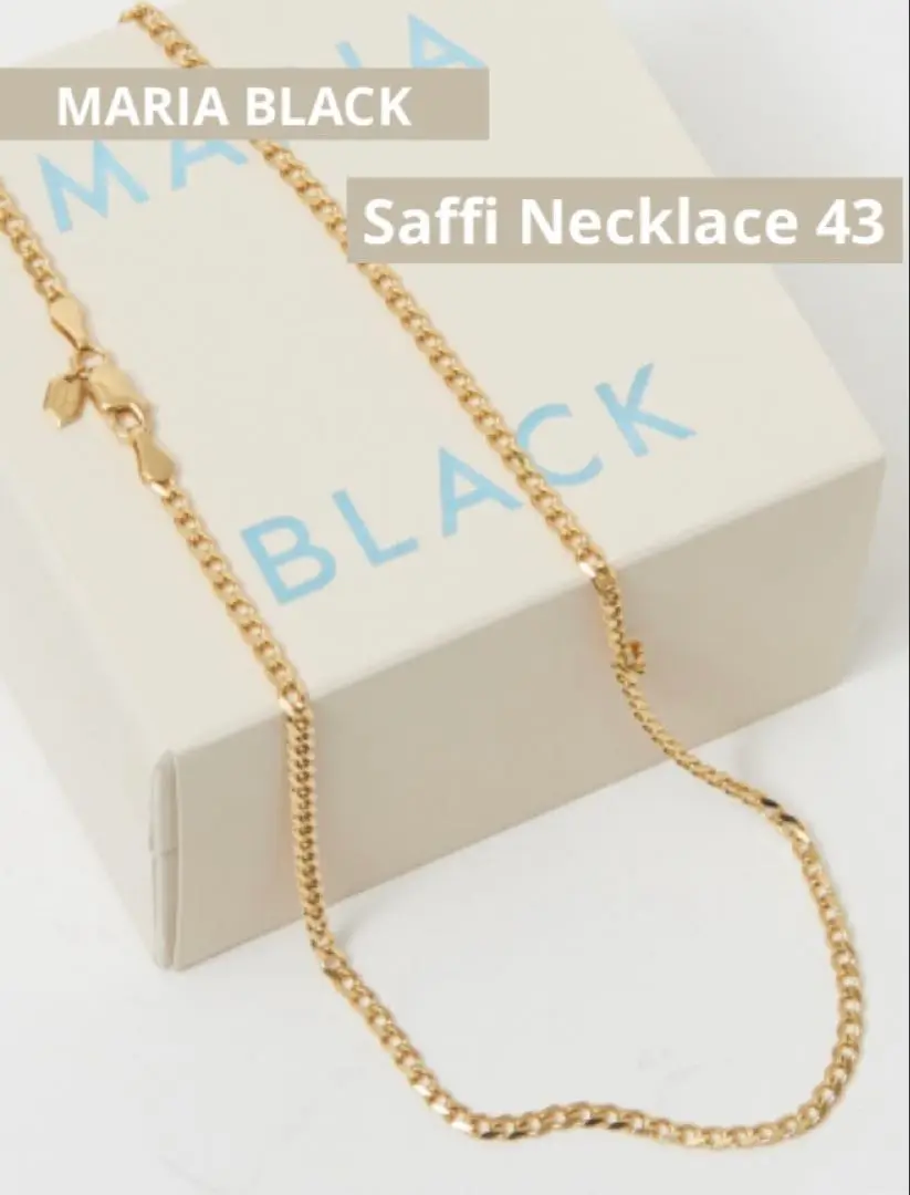 Sale‼️マリアブラック Saffi ネックレス　ゴールド　新品未使用 MARIA BLACK - Sale‼️マリアブラック Saffi ネックレス