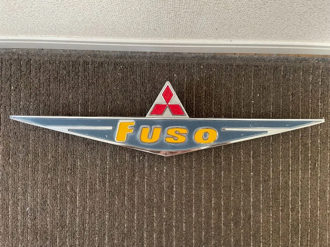 エ*︎様 FUSO バスマーク　フソウ　外装パーツ シルバー 三菱エンブレム 三菱ふそう バスマーク エンブレム FUSO ふそう（ふそう バス
