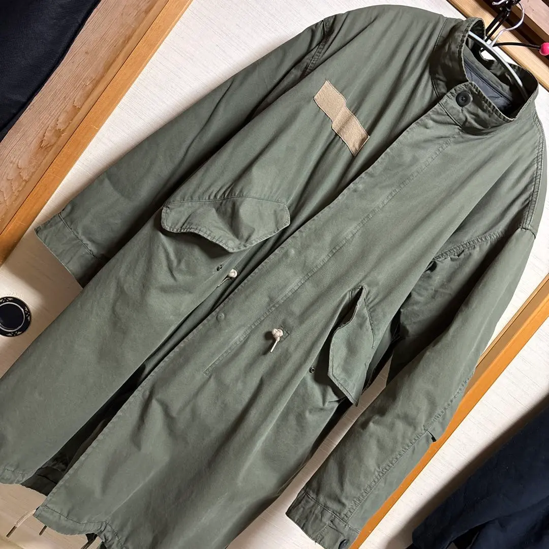 未使用 タグ付き ガッチャ モッズコート グリーン 胸ロゴ XL 安い 価格ファッション - 未使用 タグ付き ガッチャ モッズ