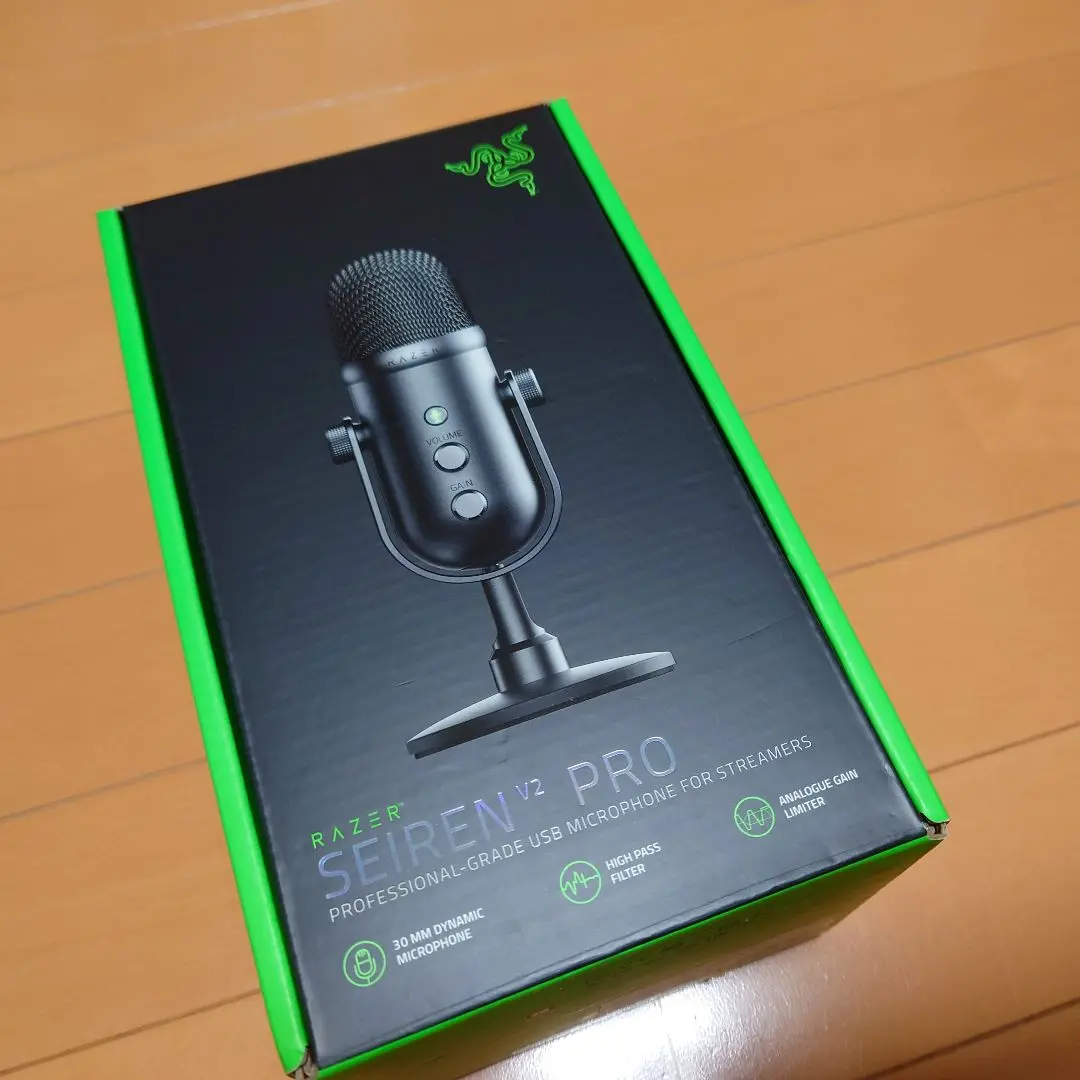 【美品 即日発送】Razer Seiren V2 Pro ダイナミックマイク Amazon.co.jp: Razer Seiren V2 Pro 30mm ダイナミック USB