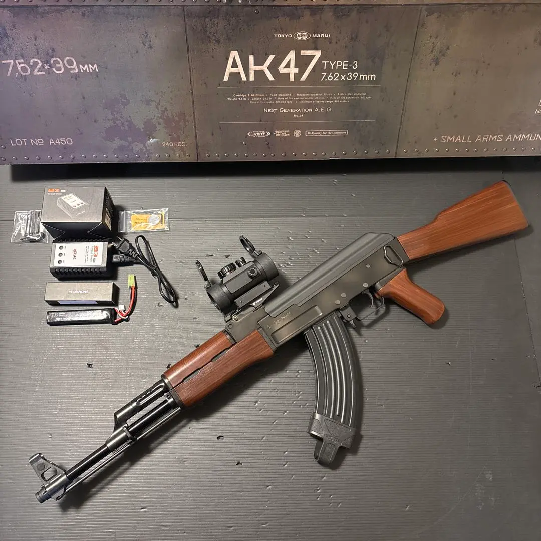 東京マルイ ak47 リアルウッド 電子トリガー搭載 メタルフレーム 東京マルイ ak47 リアルウッド 電子トリガー搭載 メタルフレーム