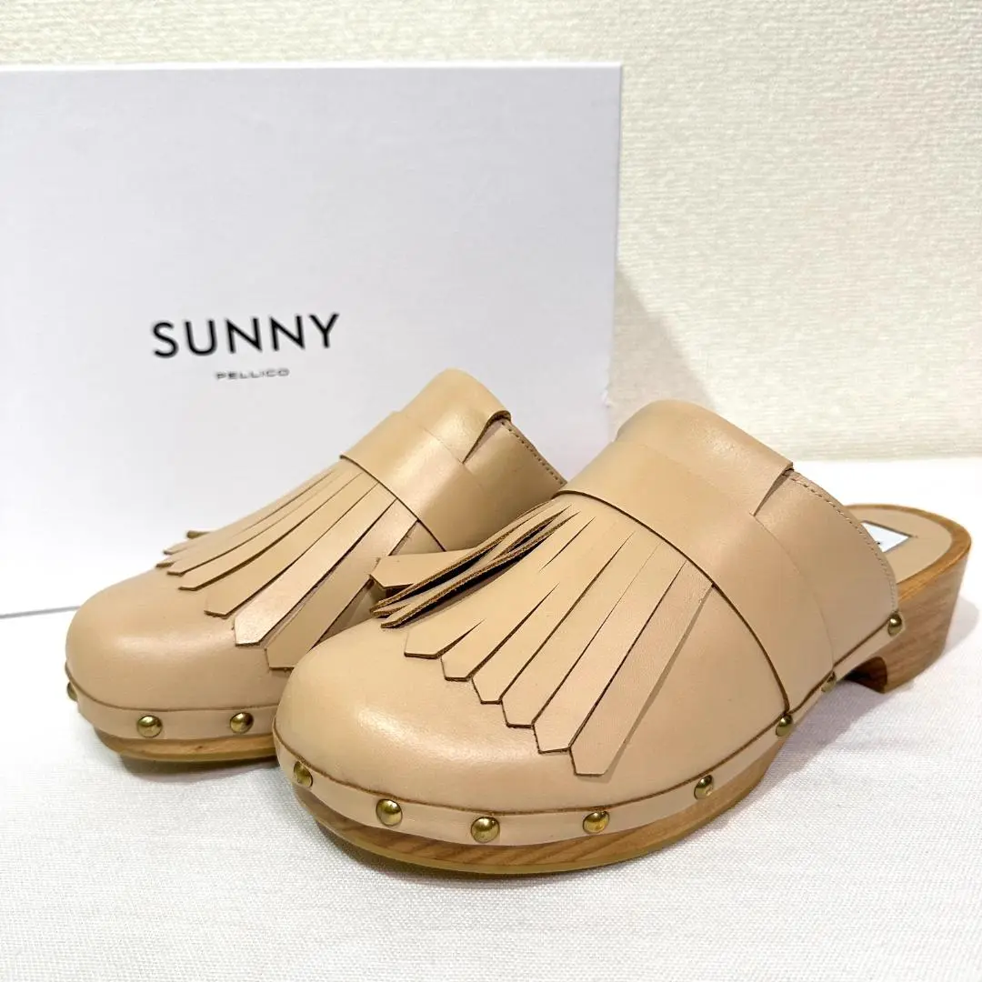 PELLICO SUNNY(ペリーコサニー) フリンジサボサンダルPQ22-0902