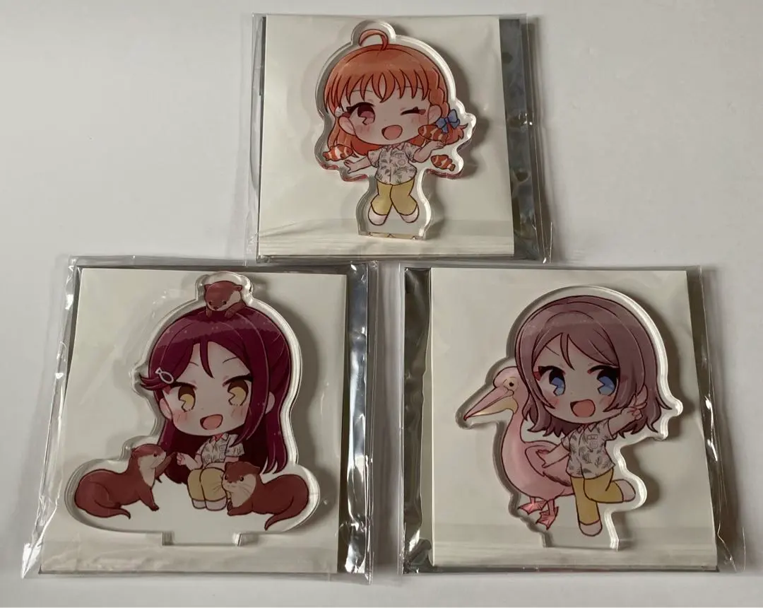 Love Live! Sunshine!! 高海千歌 桜内梨子 渡辺曜 迷你Q版亚克力立牌 的縮圖
