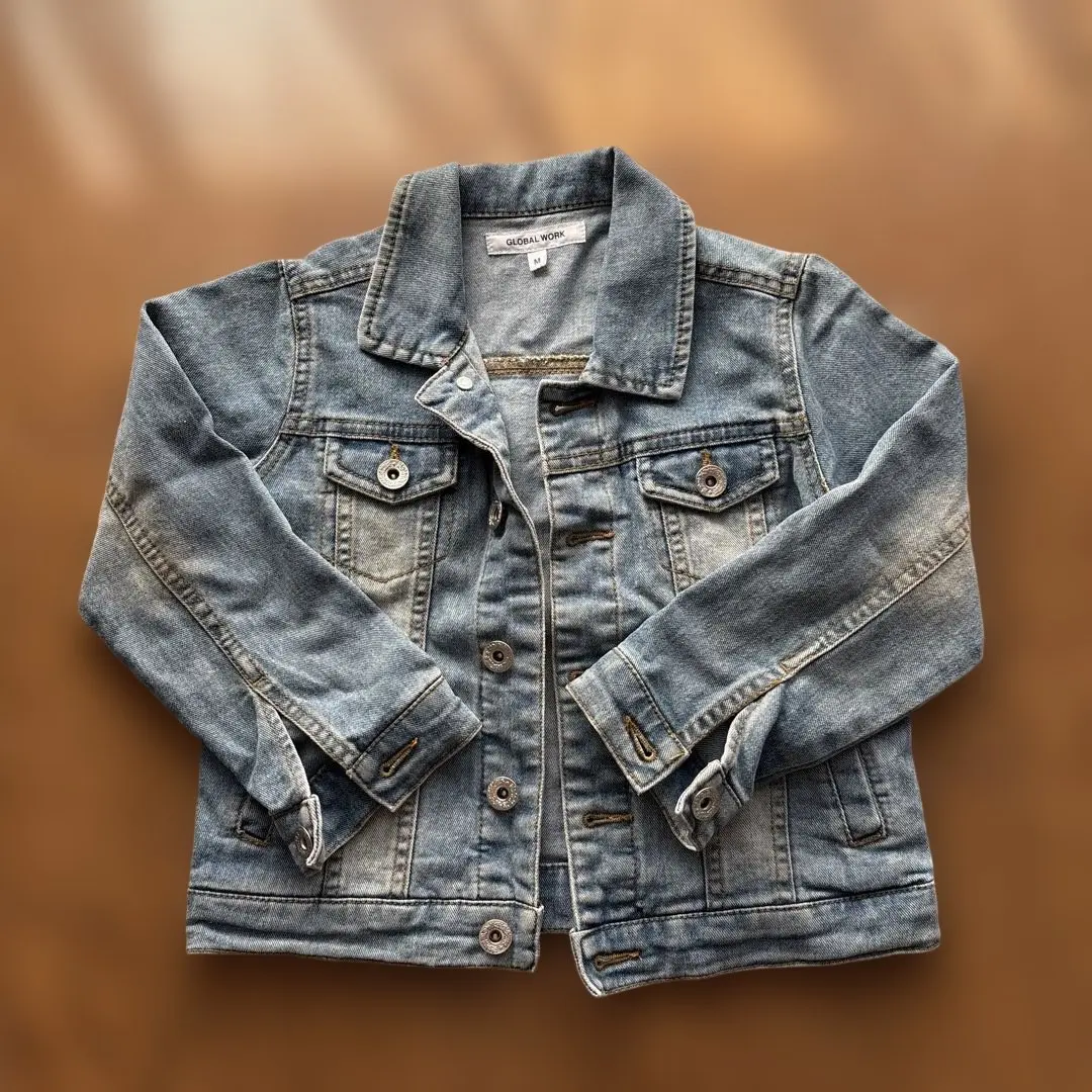 GLOBAL WORK 牛仔外套 M 淺藍色 的縮圖