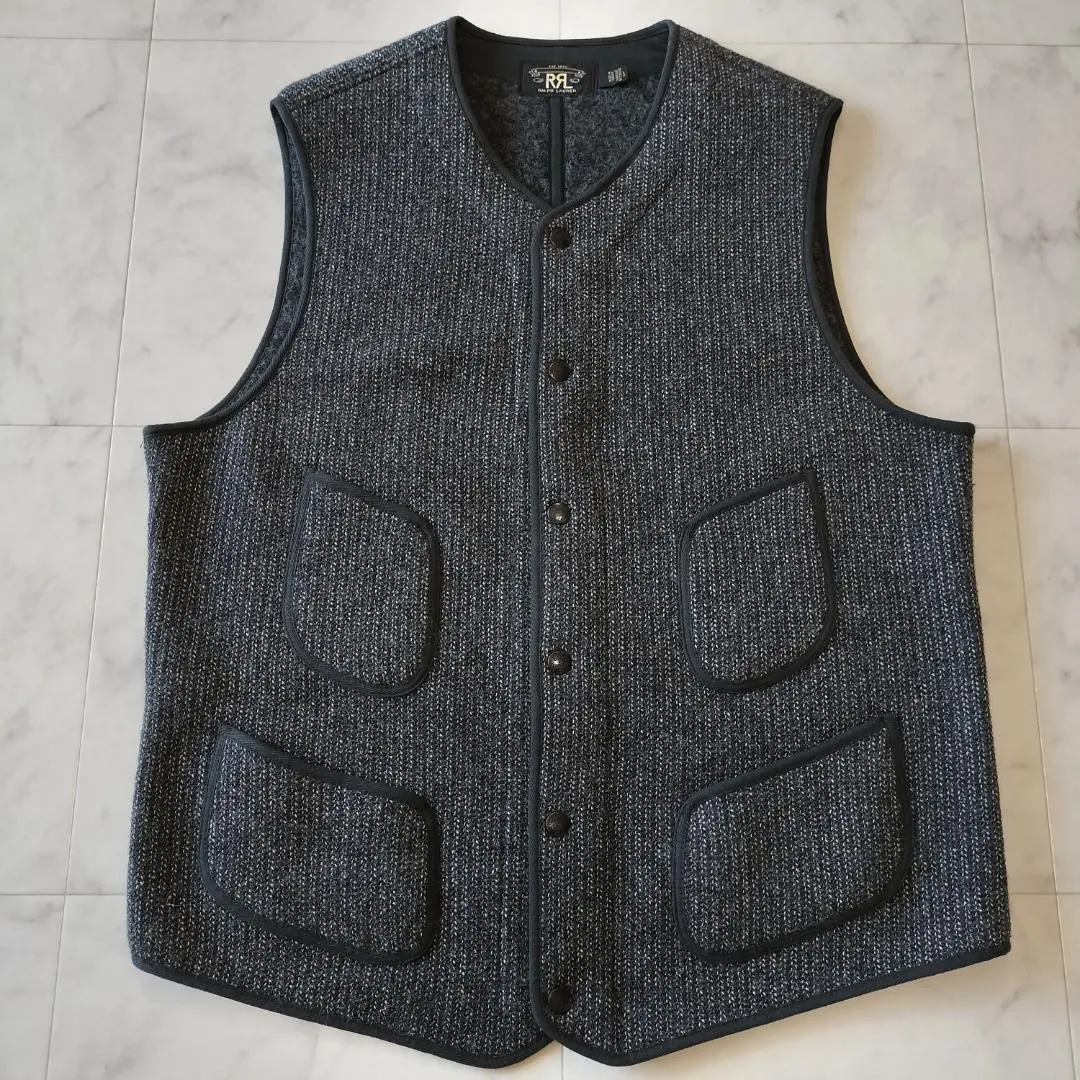RRL BEACH CROSS VEST XL インディゴブルー 2025年最新】rrl ビーチ ベストの人気アイテム - メルカリ