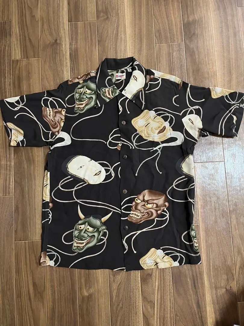 【美品】サンサーフ 能面 般若 アロハシャツ サンサーフ 能面 アロハシャツ - メルカリ
